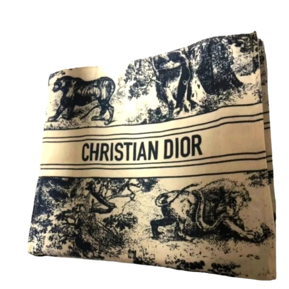 NWT Christian Dior Wardujuy Large Canvas Printed Tote Bag 100% Authentic - Picture 6 of 8